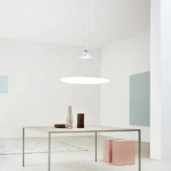 Luceplan Amisol LED-Pendelleuchte Ø 75cm Opalweiß 4 Luceplan Amisol LED-Pendelleuchte Ø 75cm Opalweiß -Luceplan 6030287 2