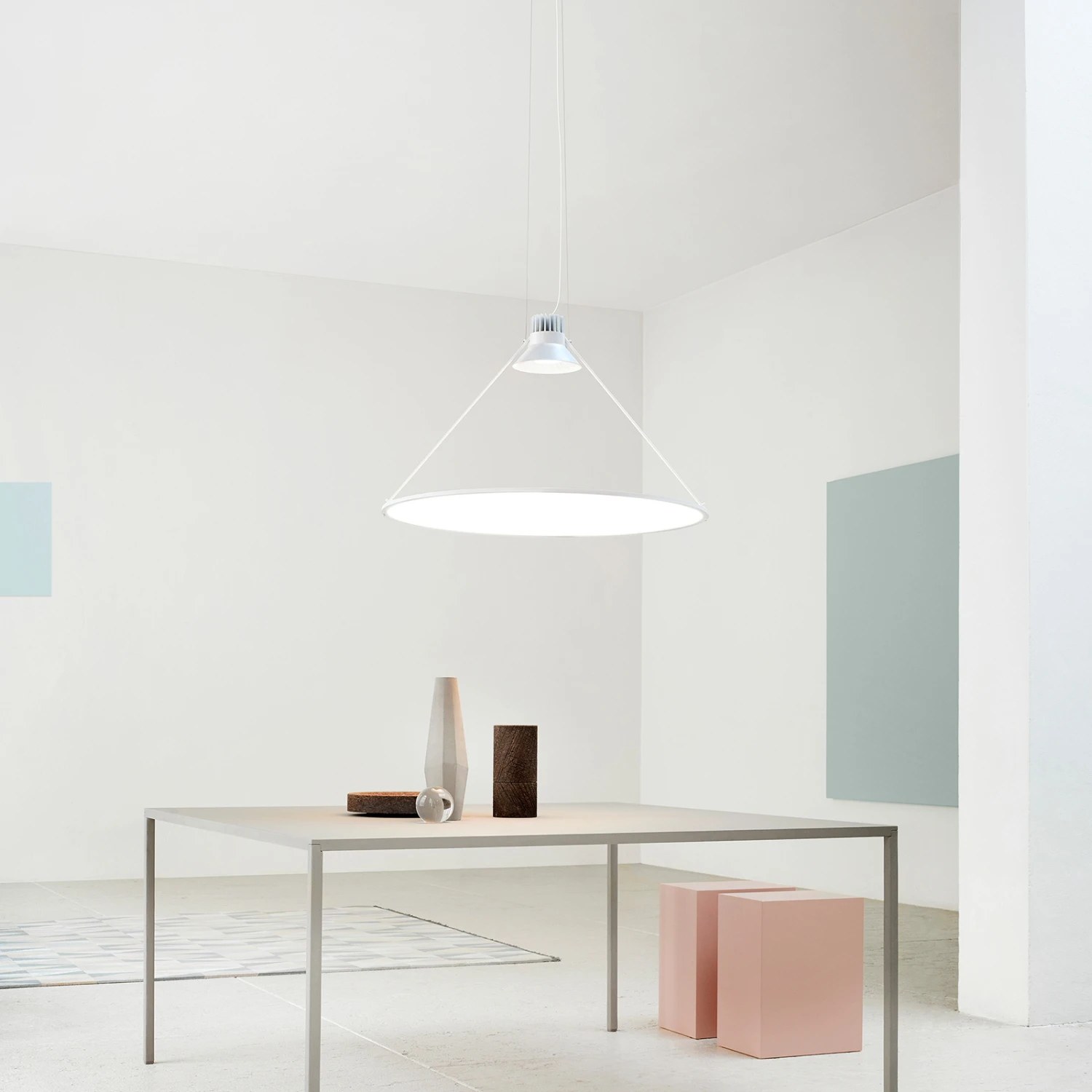 Luceplan Amisol LED-Pendelleuchte Ø 75cm opalweiß Luceplan Amisol LED-Pendelleuchte Ø 75cm Opalweiß -Luceplan 6030287 2