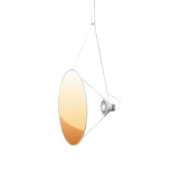 Luceplan Amisol LED-Pendelleuchte Ø 75cm Gold