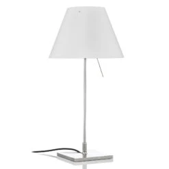 Luceplan Costanzina LED-Tischleuchte Alu Weiß -Luceplan 6030341 3