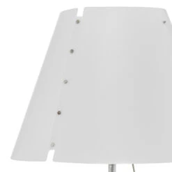 Luceplan Costanzina LED-Tischleuchte Alu Weiß -Luceplan 6030341 6