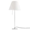 Luceplan Costanza Tischlampe D13if Aluminium/weiß -Luceplan 6030410
