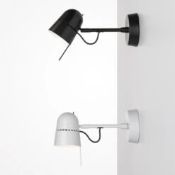 Luceplan Counterbalance LED-Wandspot, Schwarz -Luceplan 6030555 6