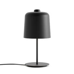 Luceplan Zile Tischlampe Schwarz Matt, Höhe 42 Cm